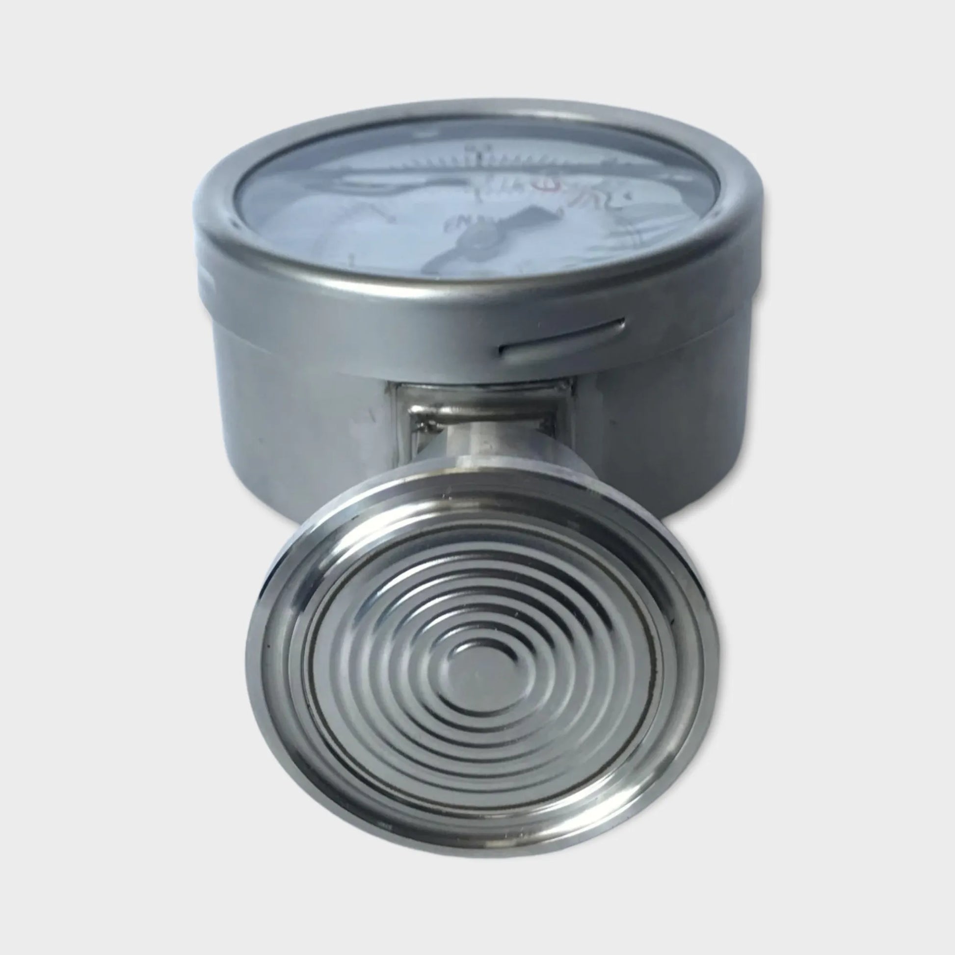 Diaphragm Sealed Pressure Gauge 80mm Glycerin Filled Stainless Steel Manometer-bottom