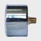 Low Pressure Gauge cmH2O Boiler Pressure Gauge Chromed Steel Case-side