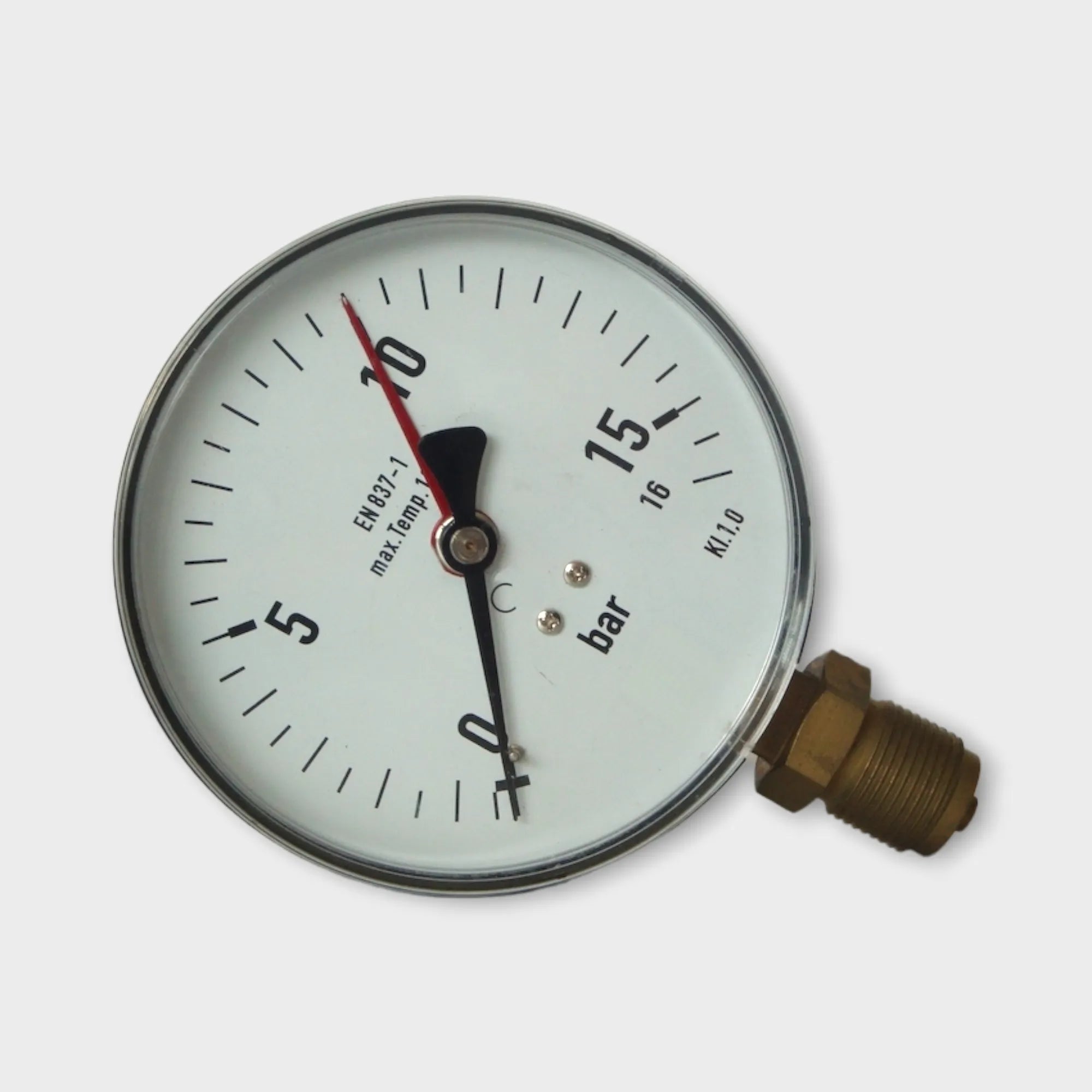 Manomètre Bourdon pression relative petit cadran 40 50 63 80 mm