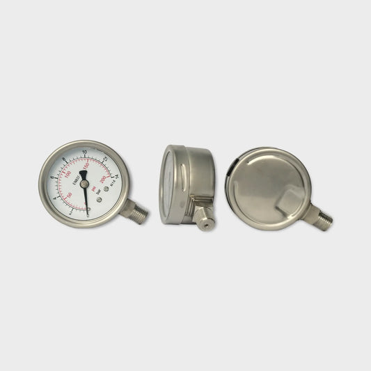 Manometer Water 14 Bar Fire Extinguisher Pressure Gauge Indicator