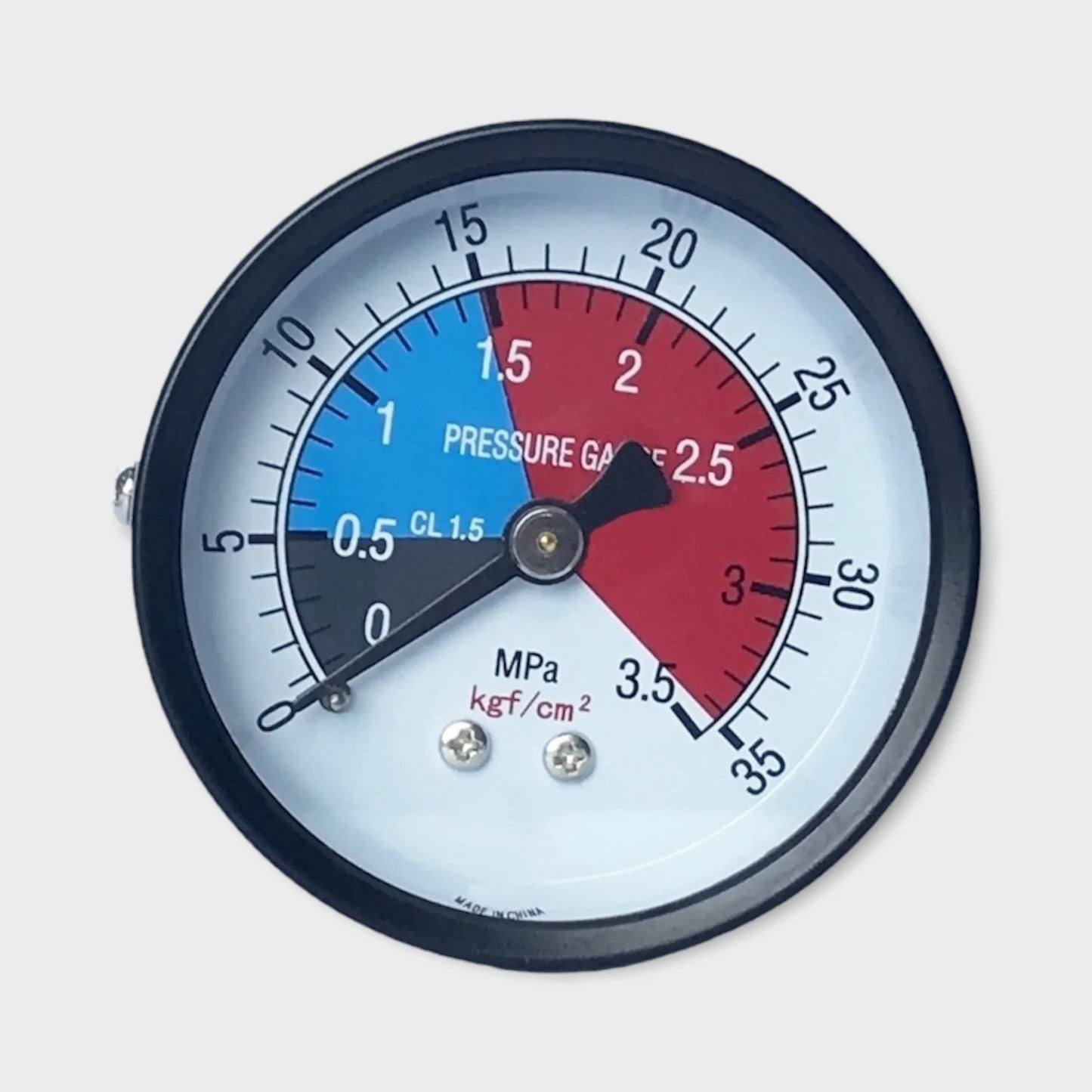 Pressure Gauge Hydraulic Press 63mm Dial 3.5 MPa 1/4 NPT Axial Mount