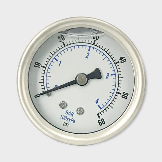 Water Pressure Gauge Liquid Filled 60 Psi 4bar Manometer Oil